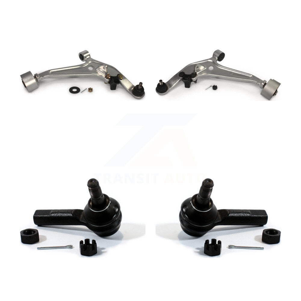 Kit de bras de commande de Suspension avant et d'extrémité de biellette de direction pour Nissan X-Trail 2005 – 2006