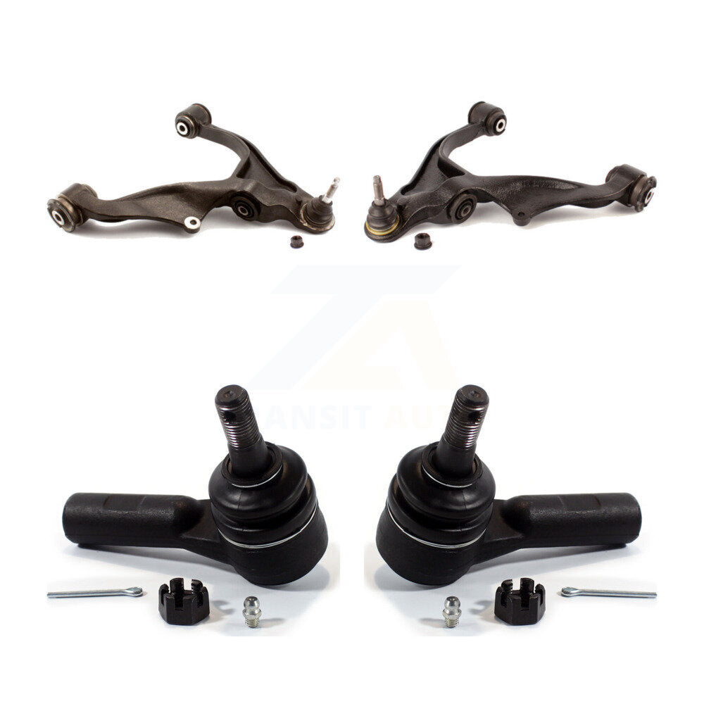 Bras de commande de Suspension avant et Kit d'extrémité de biellette de direction pour Dodge Ram 1500 4WD