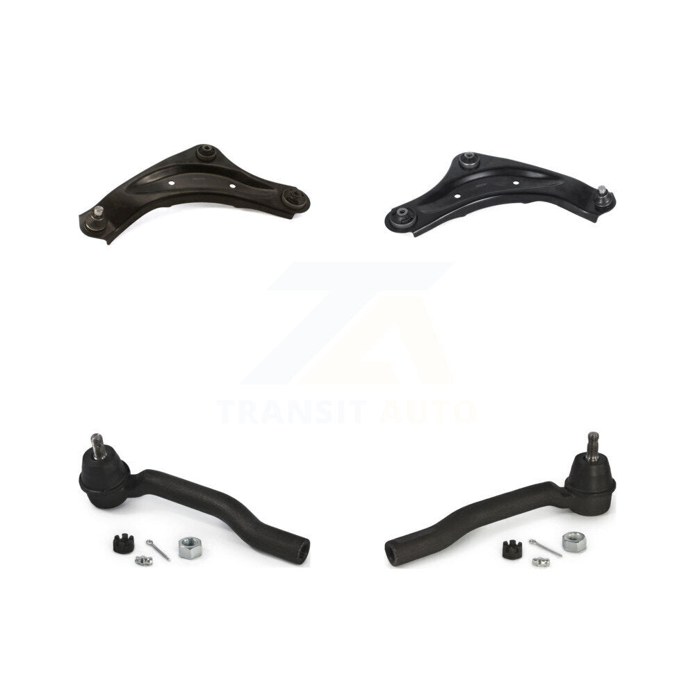 Kit de bras de commande de Suspension avant et d'extrémité de biellette de direction, pour Nissan LEAF Juke K72-10110