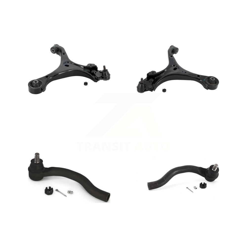 Kit de bras de commande de Suspension avant et d'extrémité de biellette de direction, pour Honda Civic Acura ILX