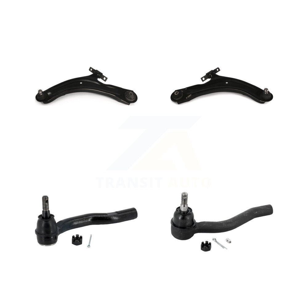Kit de bras de commande avant et d'extrémité de biellette de direction pour Nissan 370Z 09-14 sans ensemble sport