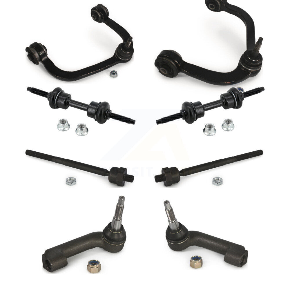 Kit de bras de commande de Suspension avant et de rotule, 8 pièces, pour Ford
