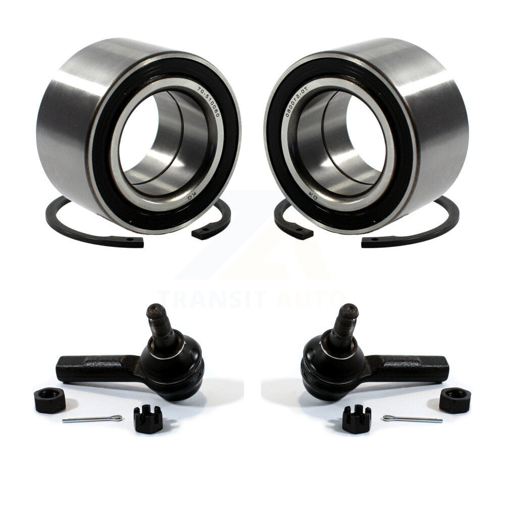 Kit de roulement de roue avant et d'extrémité de biellette de direction pour Nissan X-Trail 2005-2006 K77-100016
