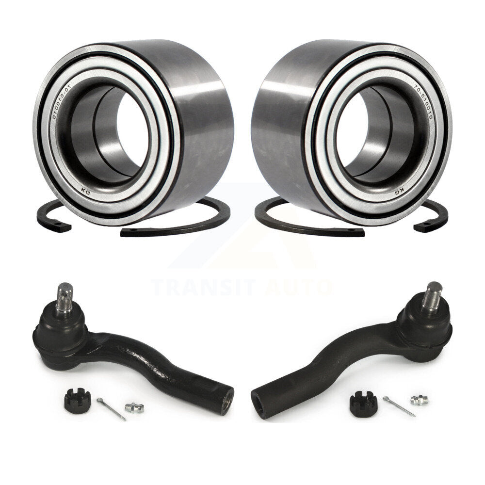 Kit de roulement de roue avant et d'extrémité de biellette de direction, pour Ford Fusion Lincoln MKZ Mercury Milan
