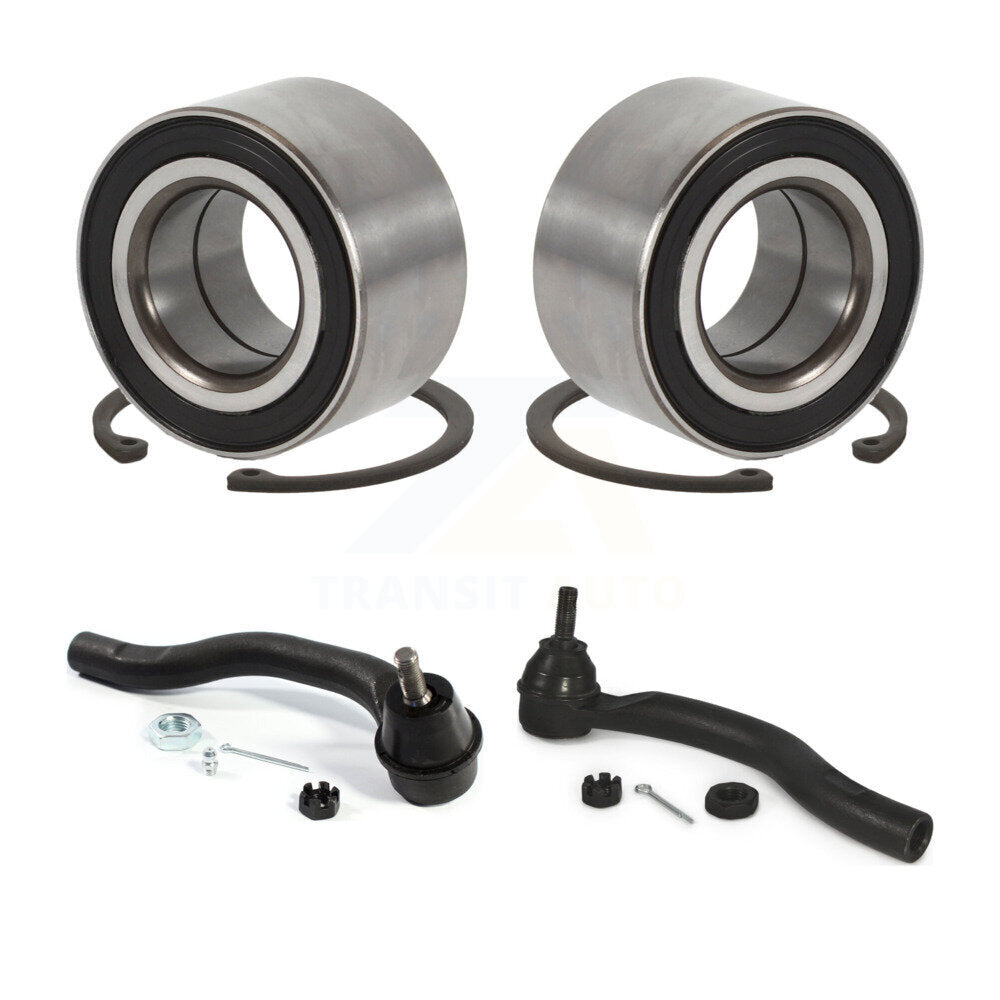 Kit de roulement de roue avant et d'extrémité de biellette de direction pour Honda Accord Acura TSX K77-100066