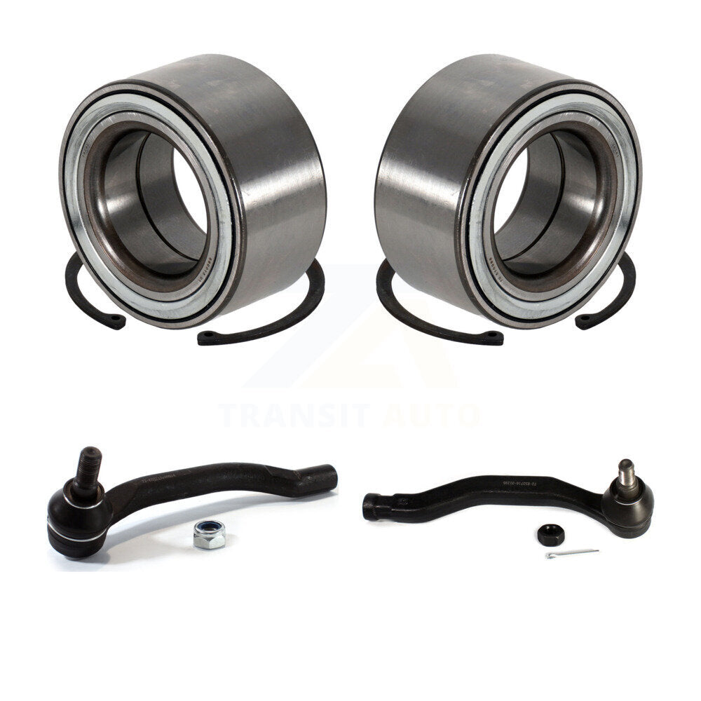 Kit de roulement de roue avant et d'extrémité de biellette de direction pour Honda Pilot Acura MDX K77-100068