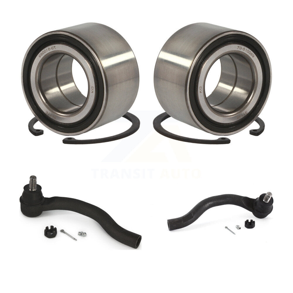 Kit de roulement de roue avant et d'extrémité de biellette de direction pour Honda Civic Acura ILX K77-100071
