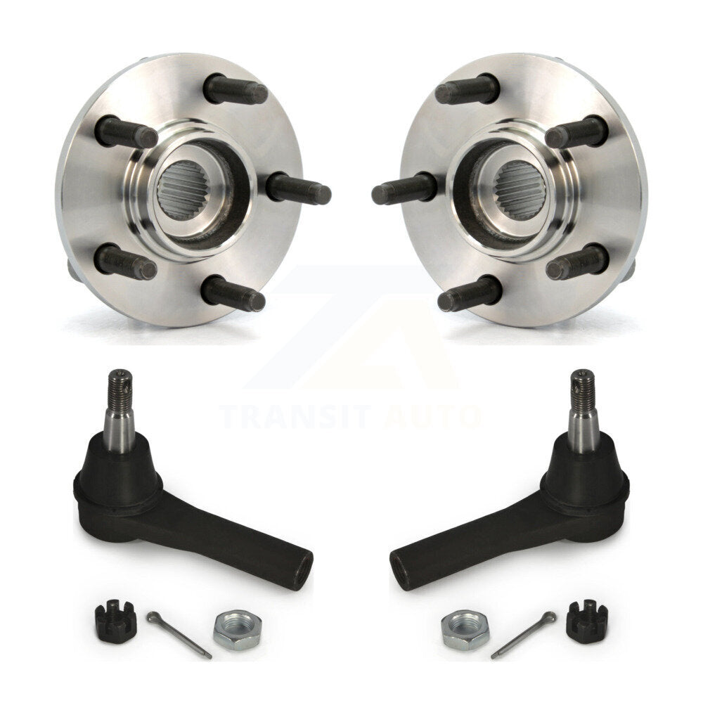 Kit de roulement de roue avant et d'extrémité de biellette de direction, pour Ford Taurus Mercury Sable K77-10008