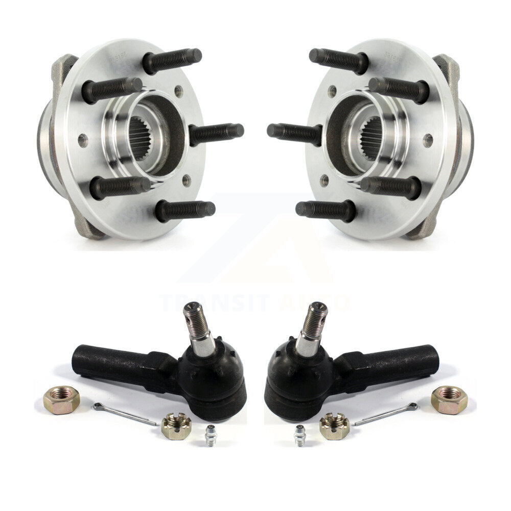 Kit de roulement de roue avant et d'extrémité de biellette de direction pour Ford Windstar 1998-2003 K77-100100