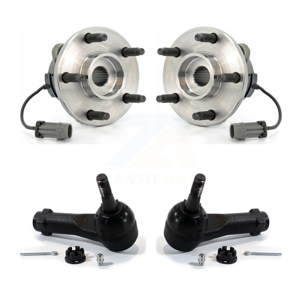 Kit de roulement de roue avant et d'extrémité de biellette de direction, pour Chevrolet Cobalt Pontiac G5 Saturn Io