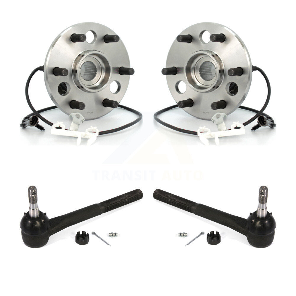 Kit de roulement de roue avant et d'extrémité de biellette de direction pour K1500 Chevrolet GMC K2500 Tahoe Yukon