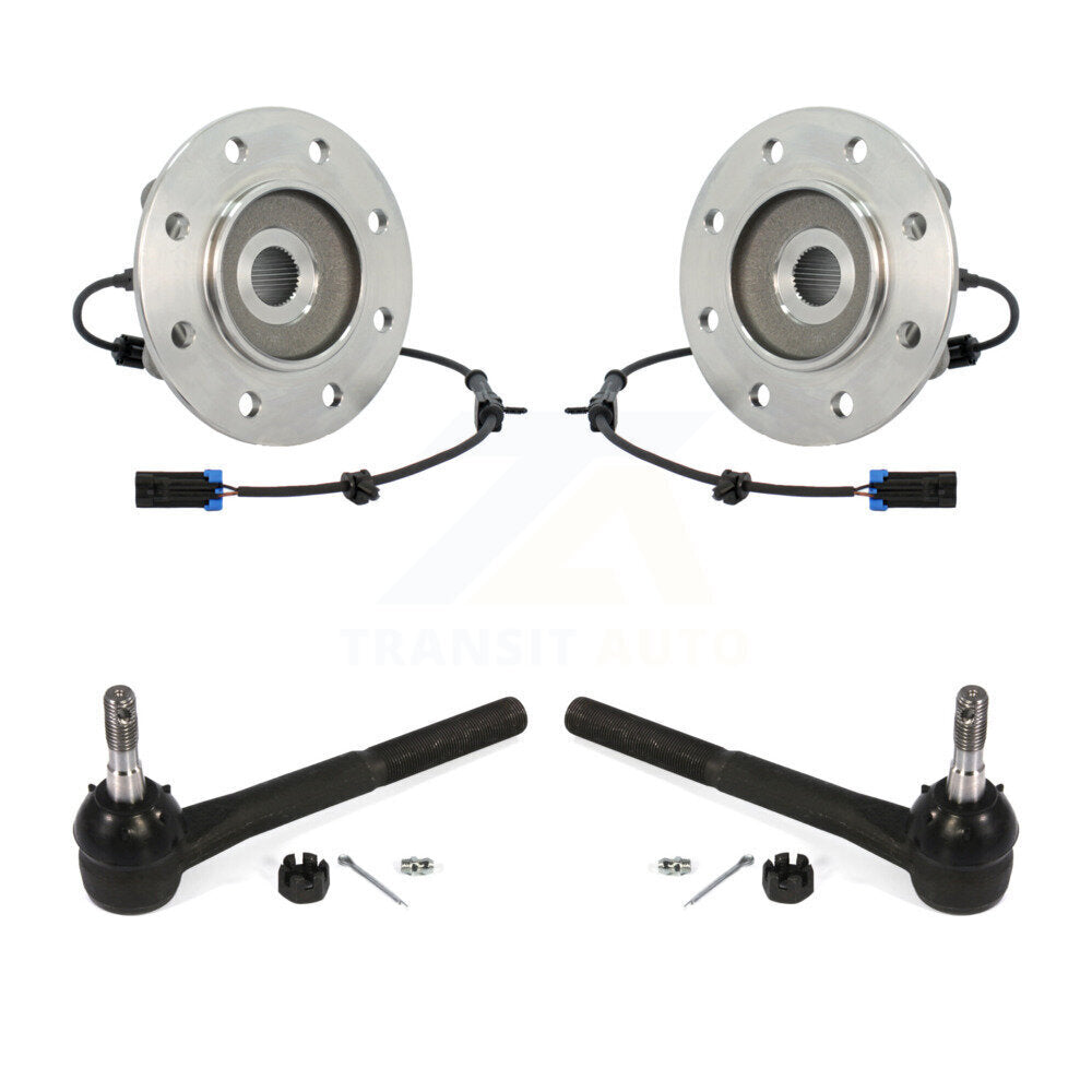 Kit de roulement de roue avant et d'extrémité de biellette de direction, pour Chevrolet GMC K1500 K2500 K3500 Tahoe