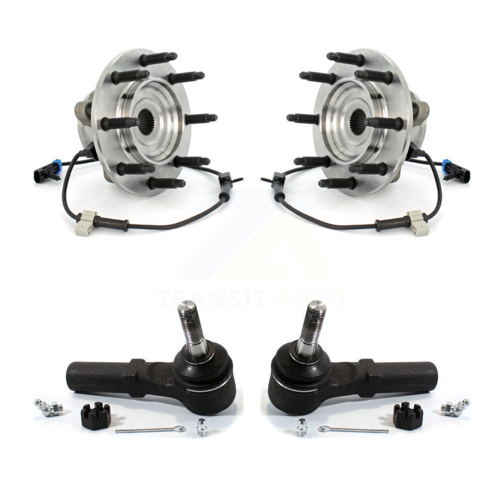 Kit de roulement de roue avant et d'extrémité de biellette de direction pour GMC Chevrolet Sierra 2500 HD Silverad