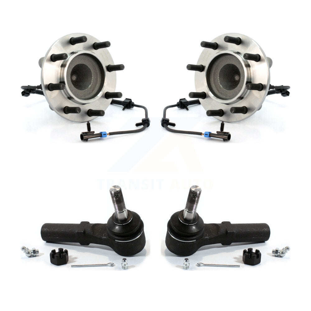 Kit de roulement de roue avant et d'extrémité de biellette de direction, pour Chevrolet Express 3500 GMC Savana 450