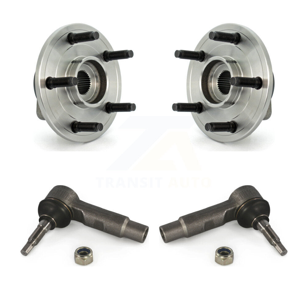 Kit de roulement de roue avant et d'extrémité de biellette de direction pour Dodge Ram 1500 02-05 avec roue à 5 écrous