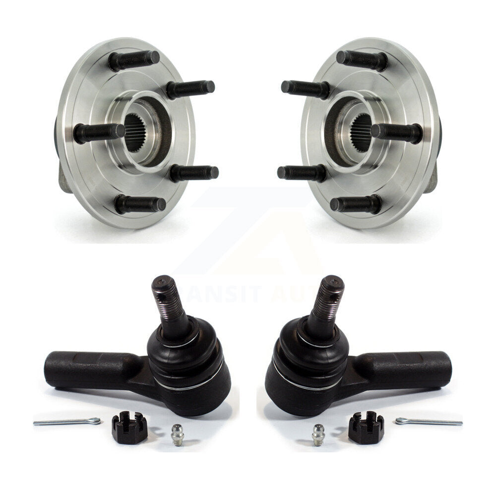 Kit de roulement de roue avant et d'extrémité de biellette de direction pour Dodge Ram 1500 06-08 avec roue à 5 écrous