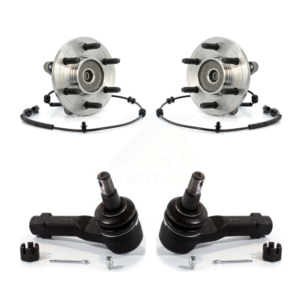 Kit de roulement de roue avant et d'extrémité de biellette de direction pour Ford F-150 Lincoln Mark LT
