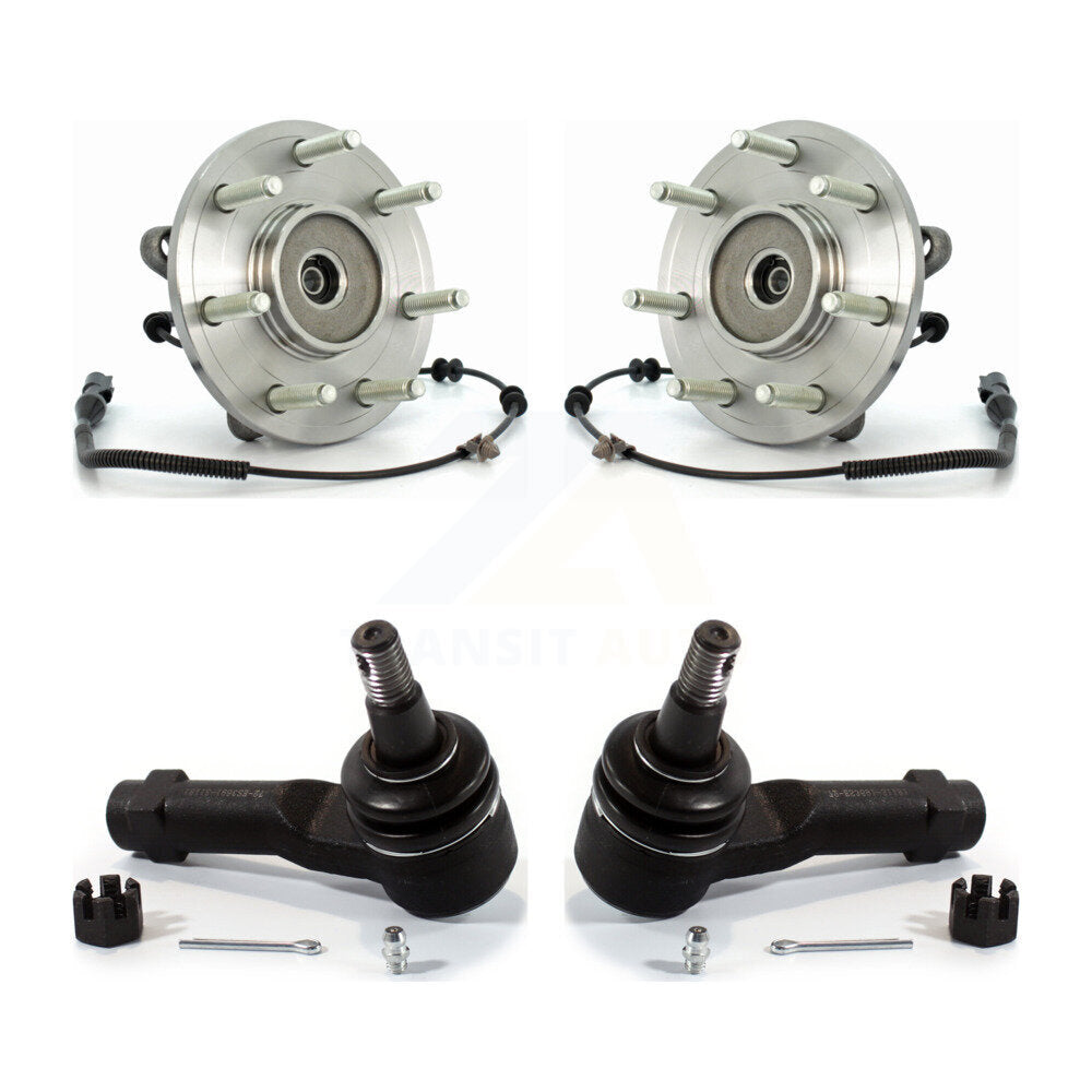 Kit de roulement de roue avant et d'extrémité de biellette de direction pour Ford F-150 Lincoln Mark LT