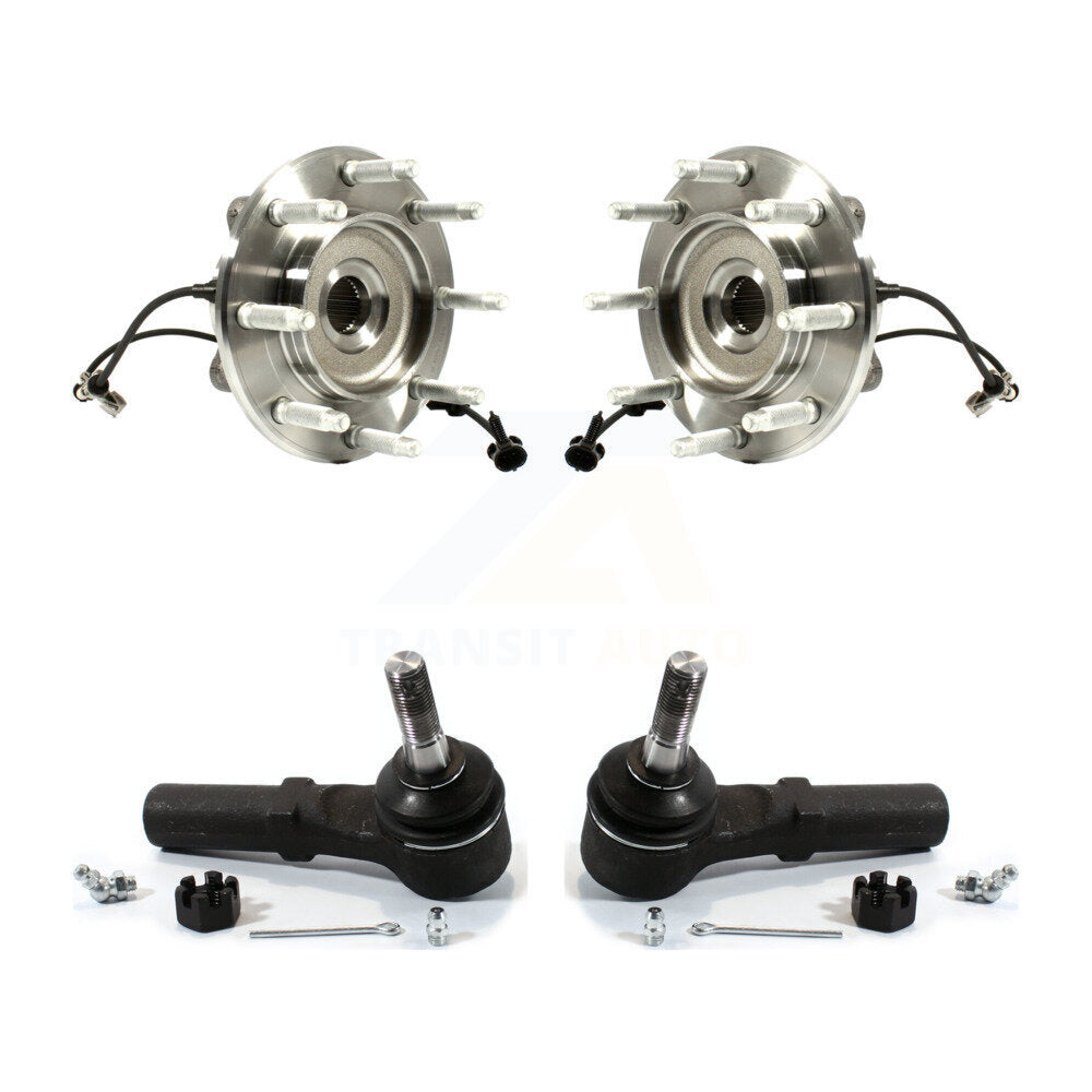 Kit de roulement de roue avant et d'extrémité de biellette de direction pour GMC Chevrolet Sierra 2500 HD Silverad