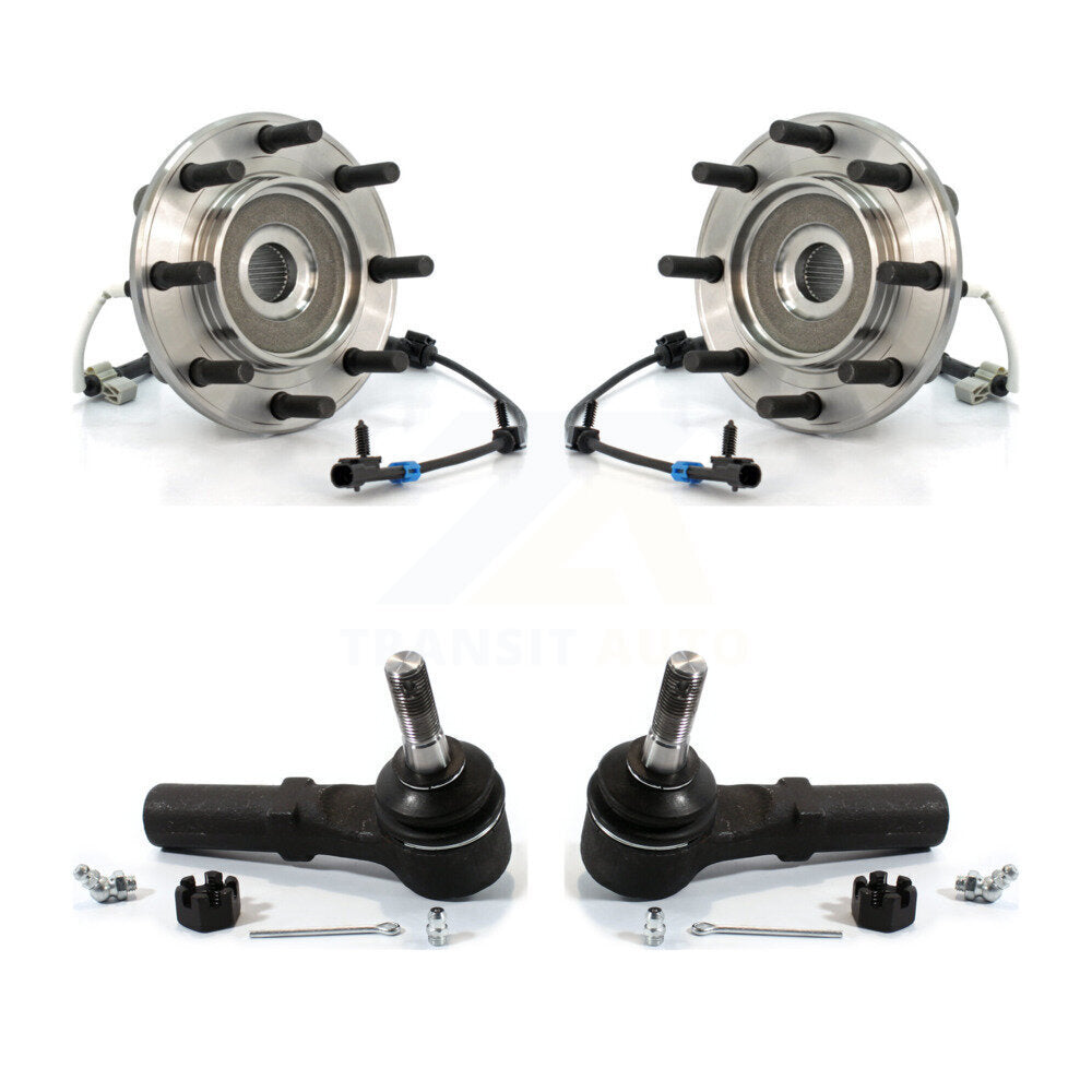 Kit d'extrémité de biellette de roulement de roue avant, pour Chevrolet GMC Sierra 3500 Silverado 4WD