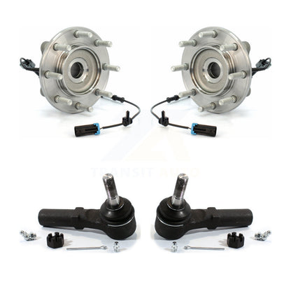 Kit de roulement de roue avant et d'extrémité de biellette de direction pour GMC Sierra 3500 HD Chevrolet Silverad