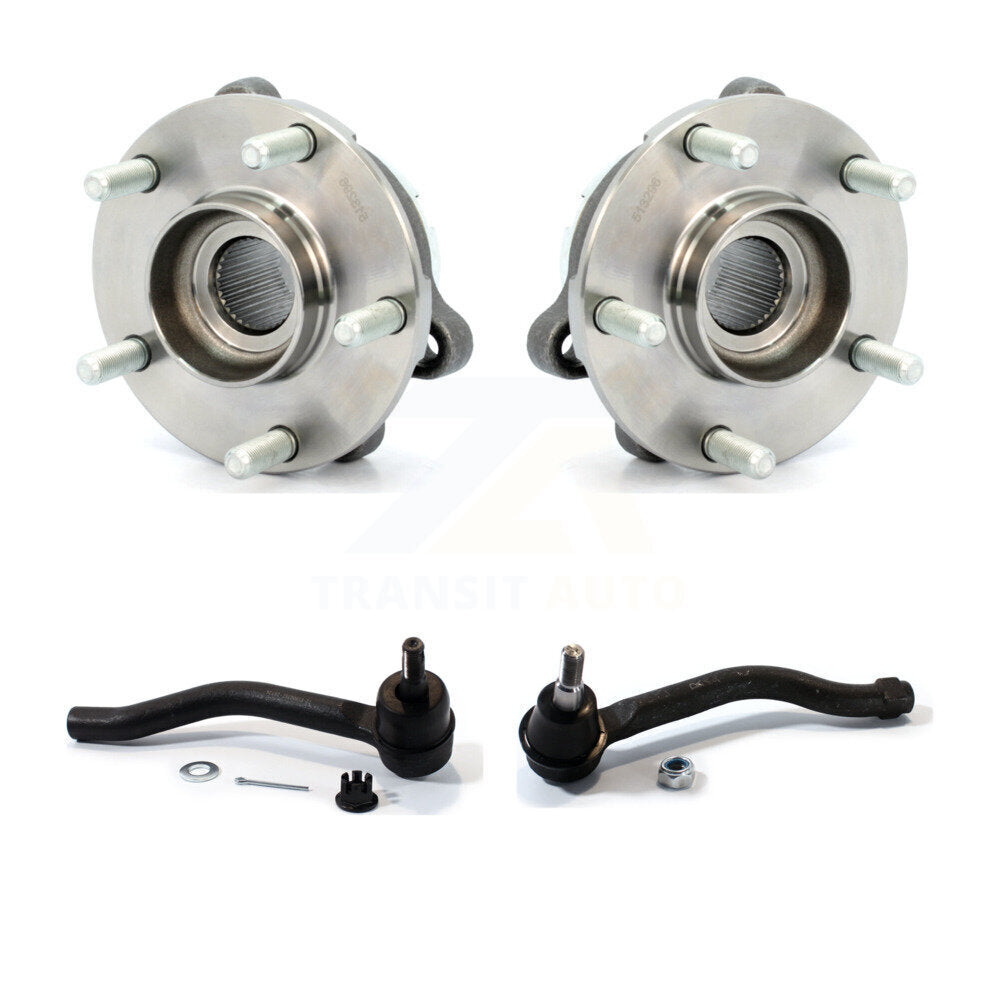 Kit de roulement de roue avant et d'extrémité de biellette de direction pour Nissan Altima Maxima K77-100202