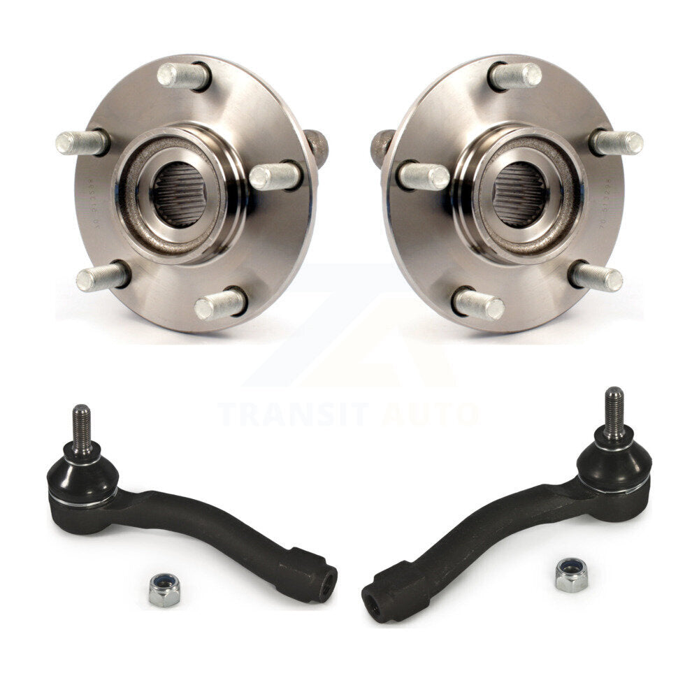 Kit de roulement de roue avant et d'extrémité de biellette de direction pour Nissan Sentra 2007-2012 2,5 l