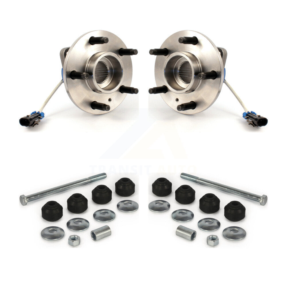 Ensemble de roulement de moyeu avant et Kit de liaison pour Chevrolet Impala Buick Pontiac Gran