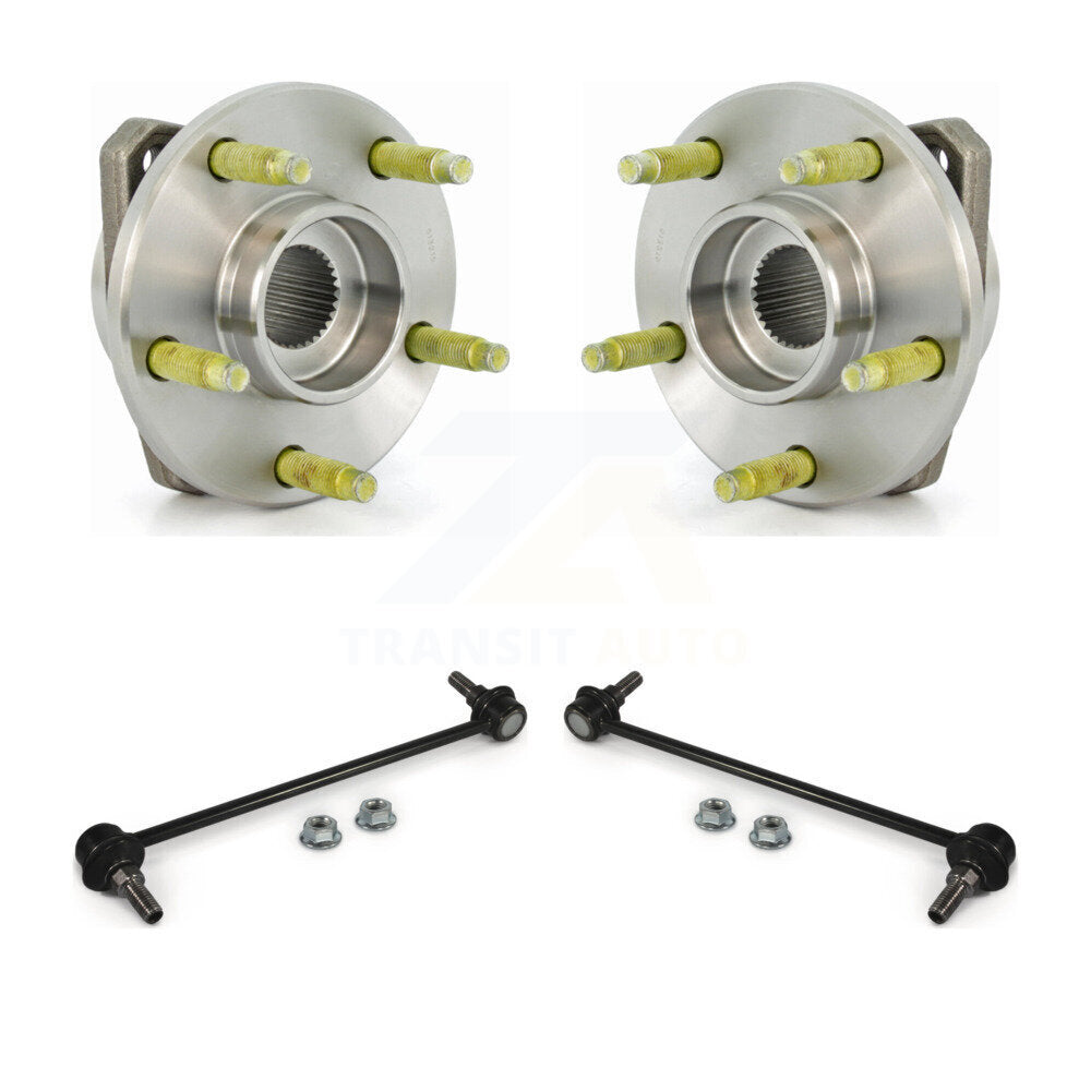 Ensemble de roulement de moyeu avant et Kit de liaison pour Chevrolet Malibu Pontiac G6 sans ABS