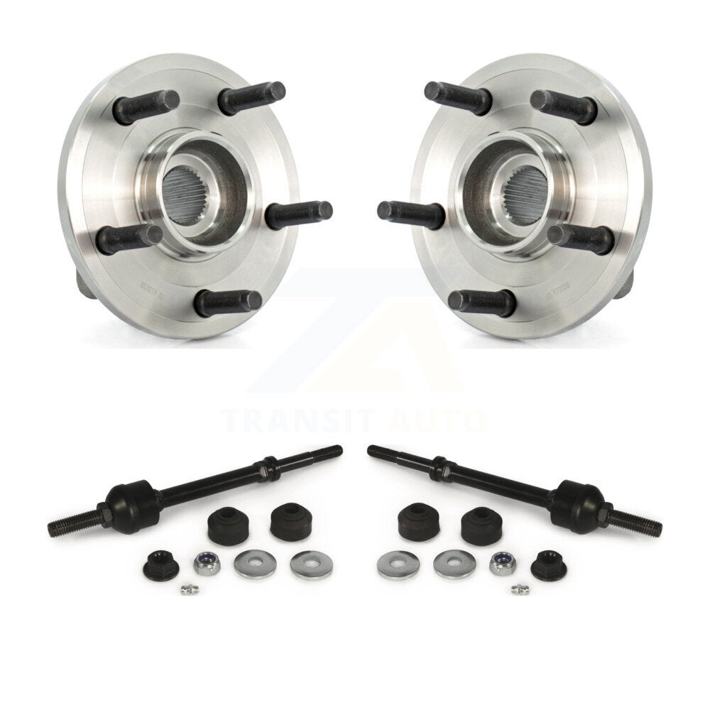 Ensemble de roulement de moyeu avant et Kit de liaison pour Dodge Dakota Mitsubishi Raider