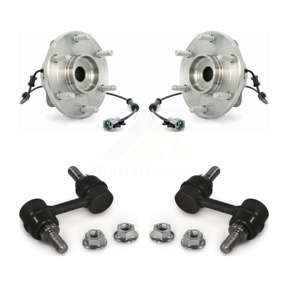 Ensemble de roulement de moyeu avant et Kit de liaison pour Nissan TITAN INFINITI QX56 Armada