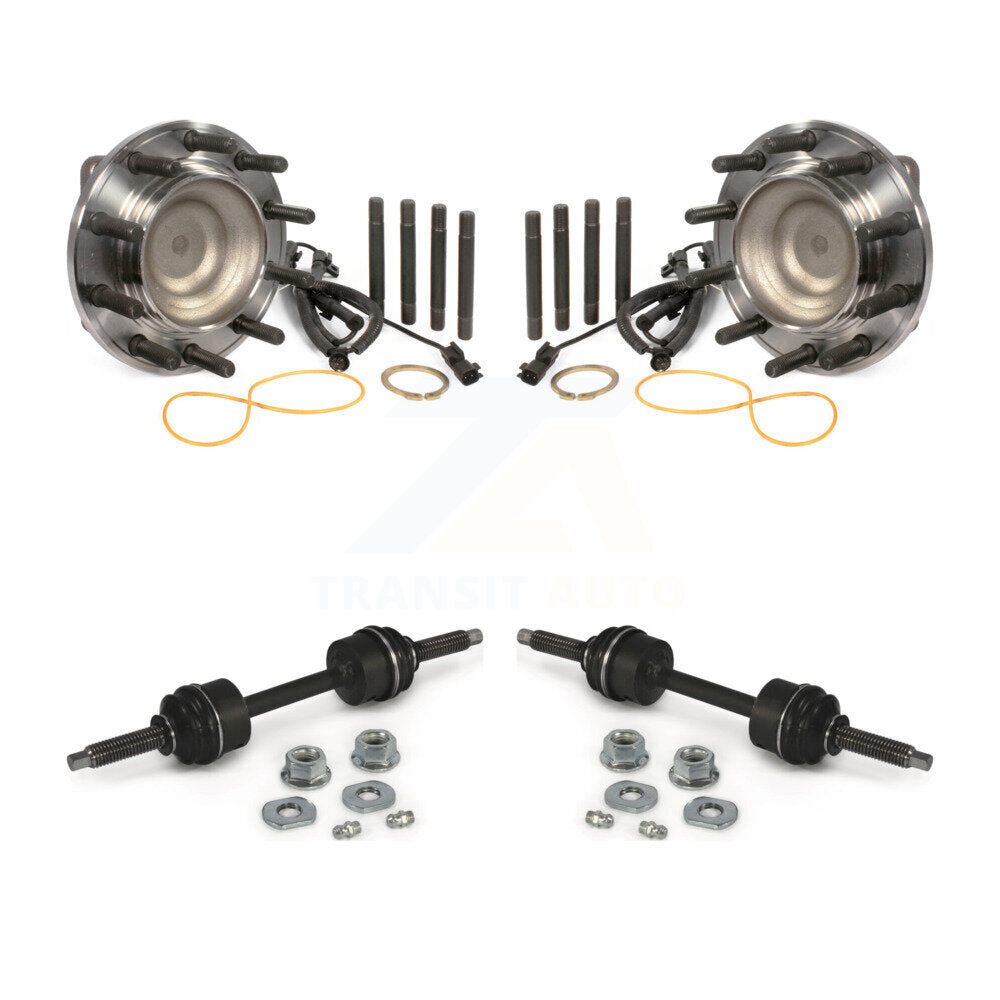 Ensemble de roulement de moyeu avant et Kit de liaison pour Ford F-450 Super Duty F-550 4X2