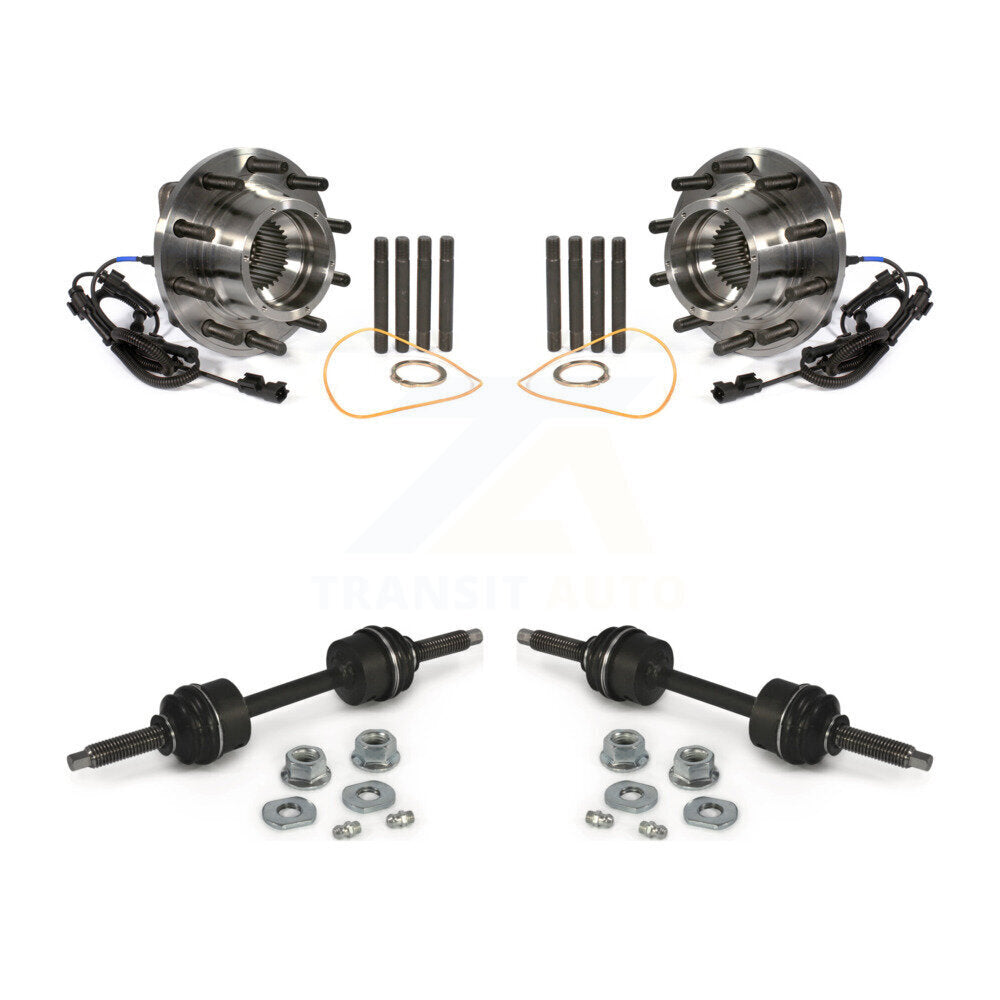 Ensemble de roulement de moyeu avant et Kit de liaison pour Ford F-450 Super Duty F-550 4 X