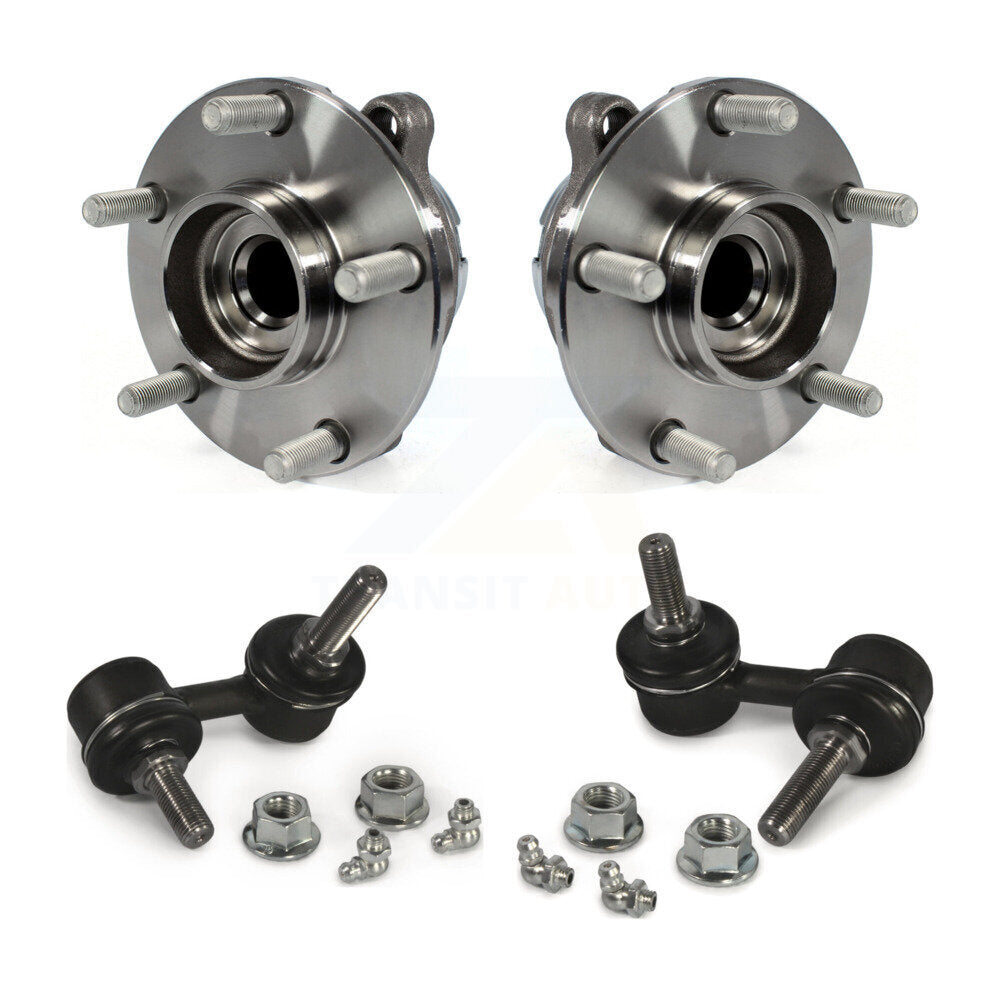 Ensemble de roulement de moyeu avant et Kit de liaison pour INFINITI Q50 Q60 RWD avec 2,0 l