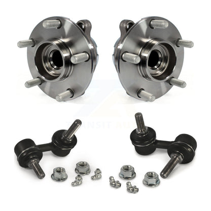 Ensemble de roulement de moyeu avant et Kit de liaison pour INFINITI Q50 Q60 RWD avec 2,0 l