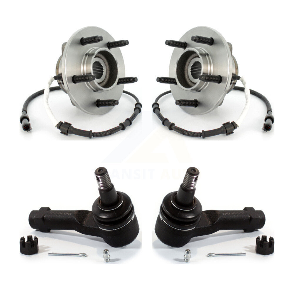 Kit de roulement de roue avant et d'extrémité de biellette de direction pour Ford F-150 4WD 2004 avec 4 roues AB