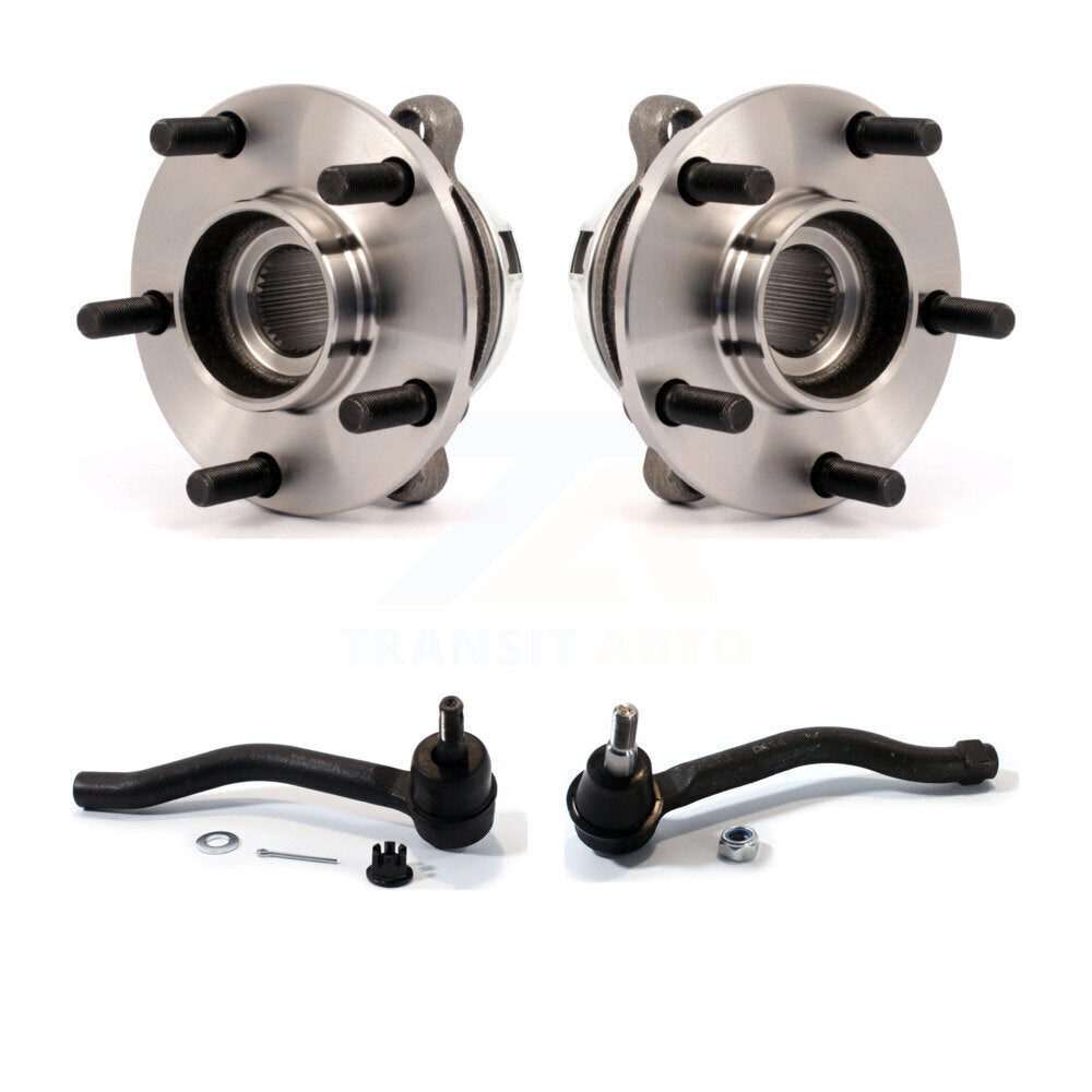 Kit de roulement de roue avant et d'extrémité de biellette de direction pour Nissan Murano 2009-2014 K77-100565