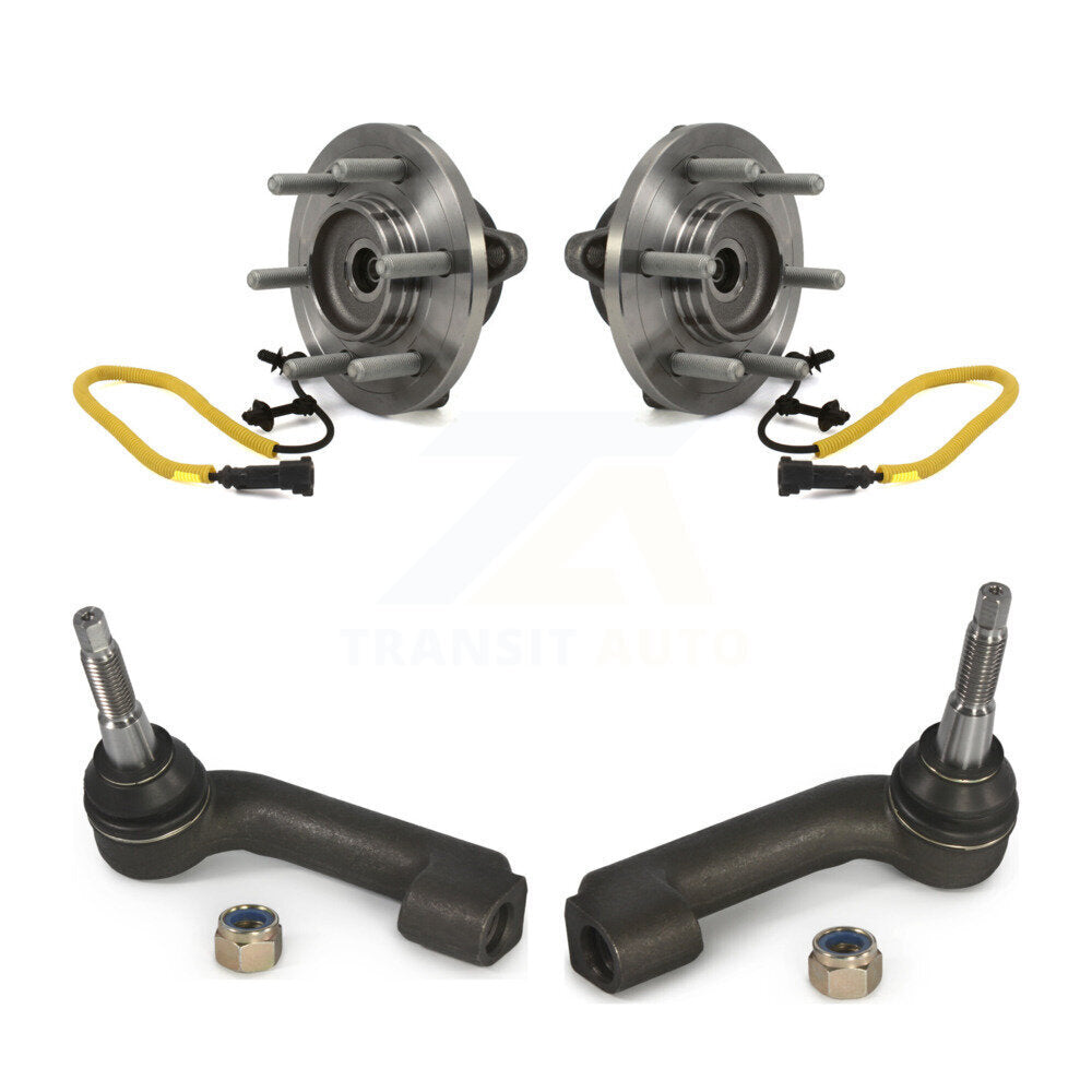 Kit de roulement de roue avant et d'extrémité de biellette de direction pour Ford F-150 K77-100566