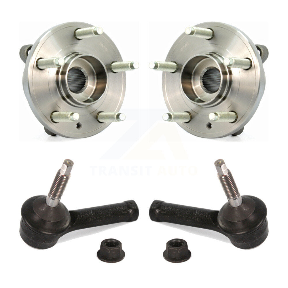 Kit de roulement de roue avant et d'extrémité de biellette de direction pour Ford Flex Lincoln MKT K77-100588