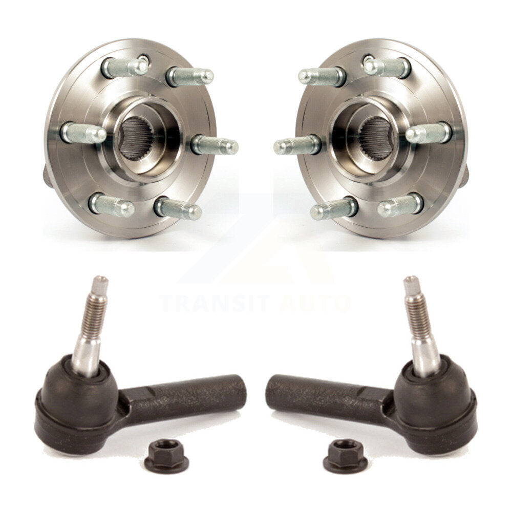 Kit de roulement de roue avant et d'extrémité de biellette de direction pour Cadillac SRX Saab 9-4X K77-100590