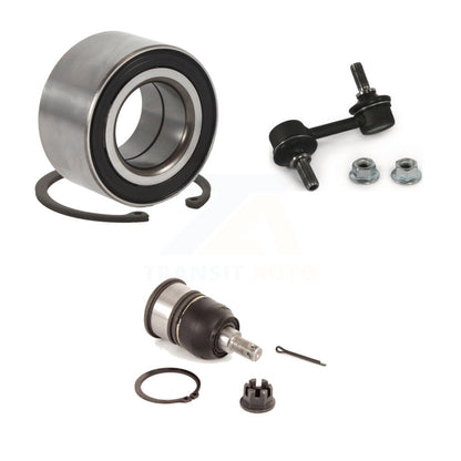 Kit de roulement de roue avant gauche, joint à rotule inférieur et barre stabilisatrice, pour Honda Accor