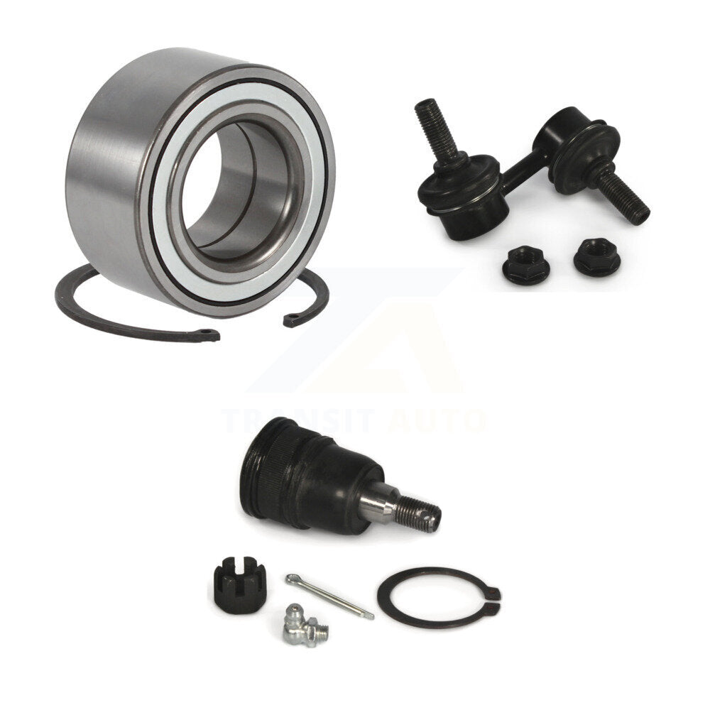 Kit de joint à rotule inférieur et de barre stabilisatrice, roulement de roue avant droit, pour Honda Civi
