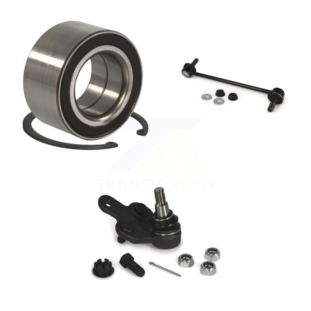 Kit de rotule inférieure et de liaison de roulement de roue avant gauche, pour Toyota Sienn 2004 – 2010