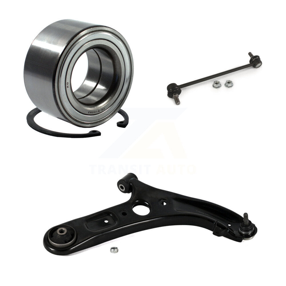 Kit de bras de commande inférieur et de liaison, roulement avant droit, pour Hyundai Elantra GT Veloste