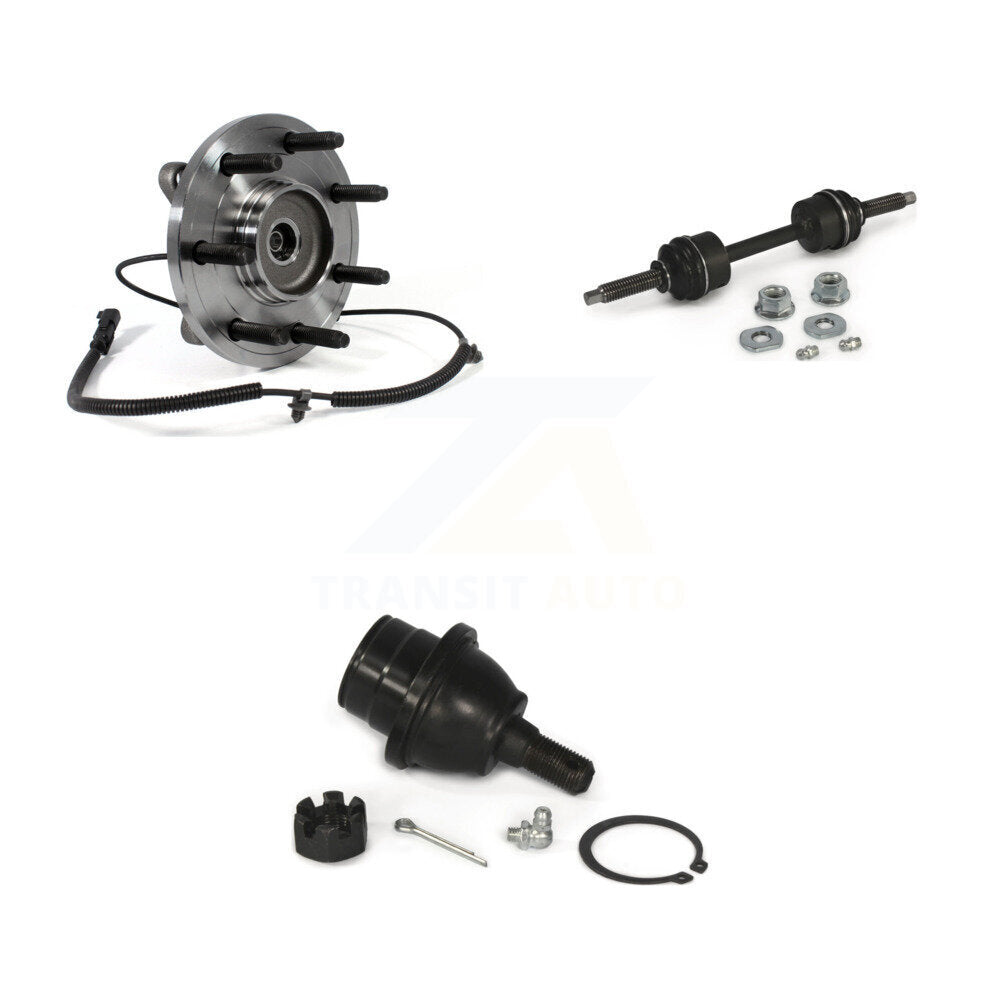 Kit de rotule inférieure et de maillons pour roulement de moyeu avant, pour Ford F-150 avec roue à 7 écrous