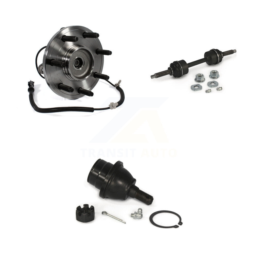 Kit de liaison de roulement de moyeu avant, rotule inférieure et barre stabilisatrice, pour Ford F-15