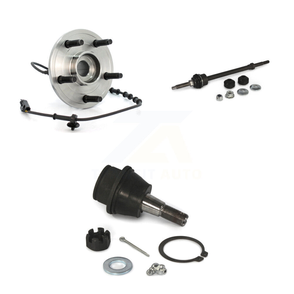 Kit de liaison de rotule inférieure de roulement avant, pour Dodge Ram 1500 4WD avec ABS à 4 roues