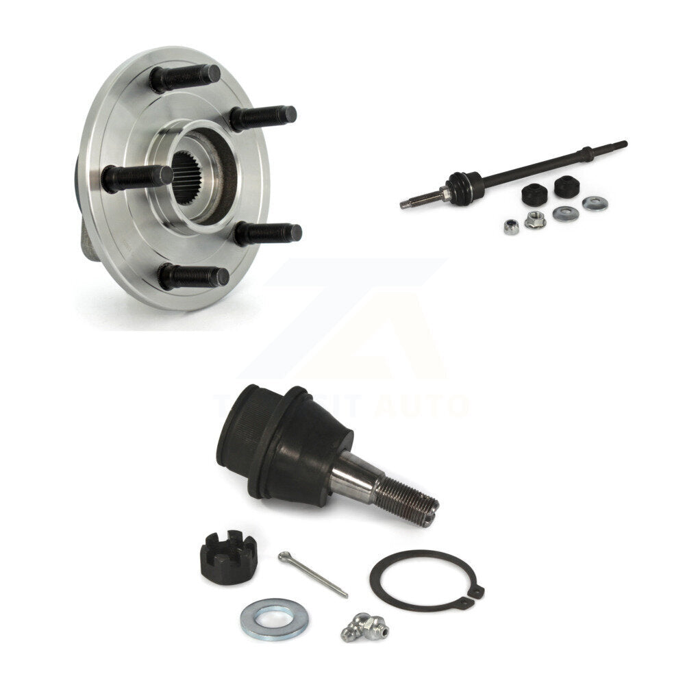 Kit de liaison de rotule inférieure de roulement avant, pour Dodge Ram 1500 4WD avec ABS à 2 roues