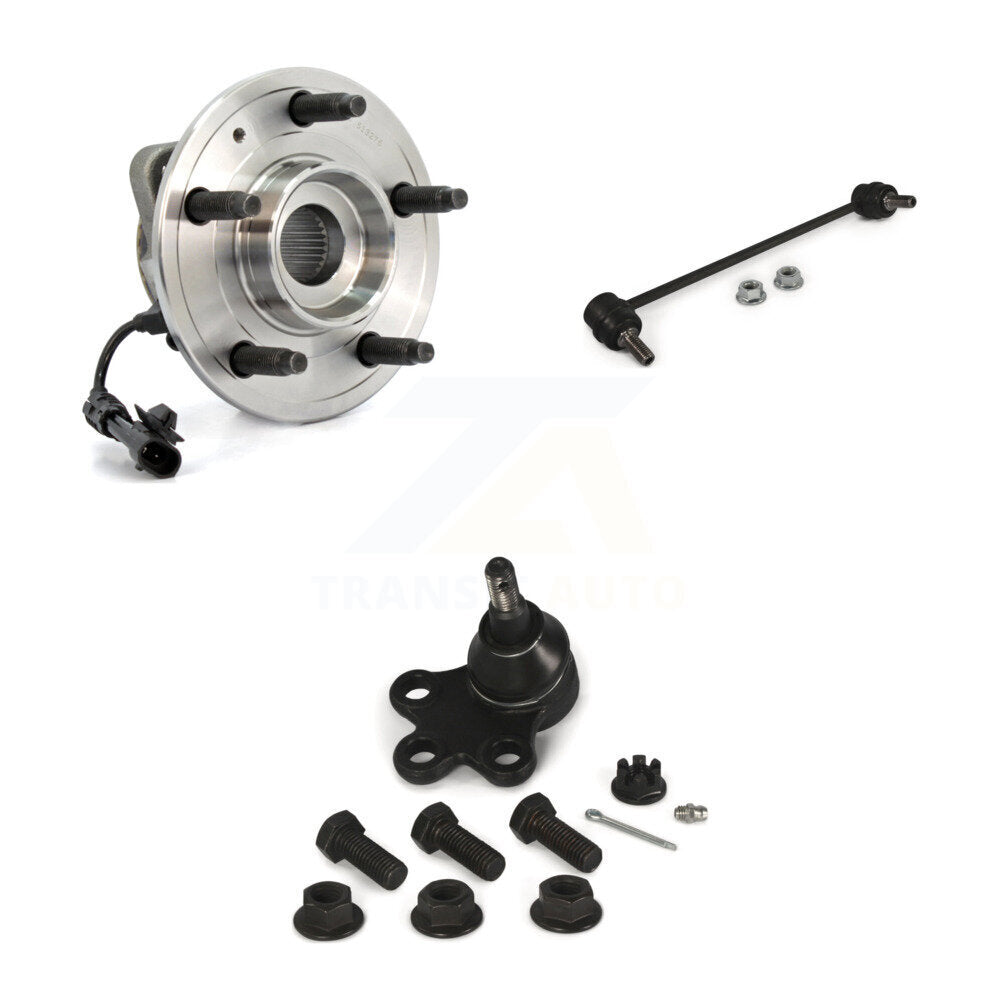 Kit de liaison de rotule inférieure, roulement de moyeu avant droit, pour Chevrolet Equinox Pontiac