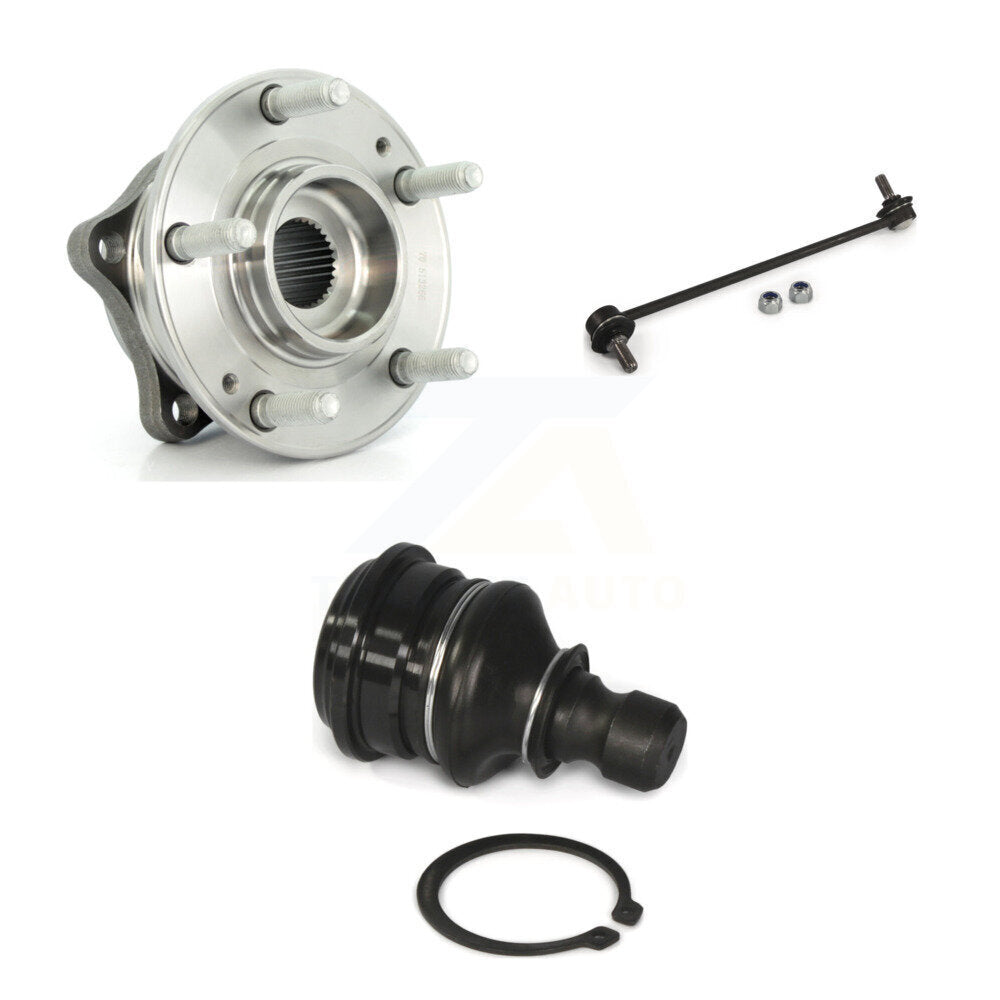 Kit de rotule inférieure et de liaison, roulement avant droit, pour Hyundai Santa Fe Kia Sorent